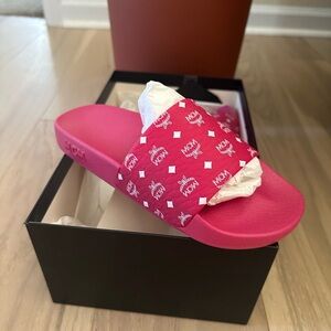 MCM Pink Slide Sandals ideal 7.5 /8